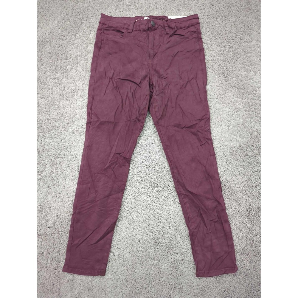 American Eagle Pants Womens Size 10 Red‎ Skinny High Rise Jegging Stretch